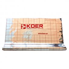 Пленка Koer KR.8017 теплоотражающая металлизированная с разметкой 45 мкр, РУЛОН 50 м 