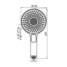 Лейка для душа KOER KP-0401-05