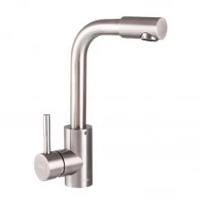 Смеситель Haiba SUS-001-F для умывальника из нерж. стали SUS304